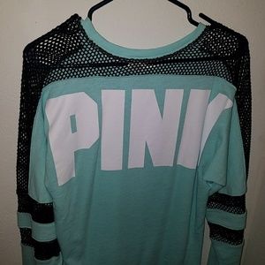 PINK mesh shirt NWOT